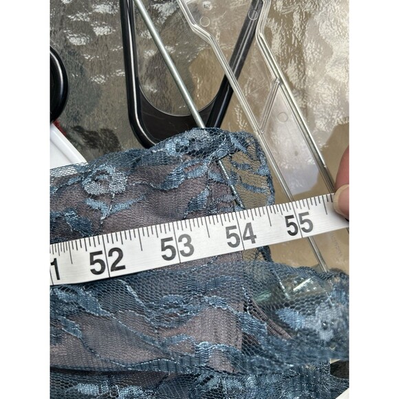 Tiffany Rose Eden Maternity Dress Caspian Blue 0-US 2/4 Baby Doll Lace Romantic - Picture 7 of 10